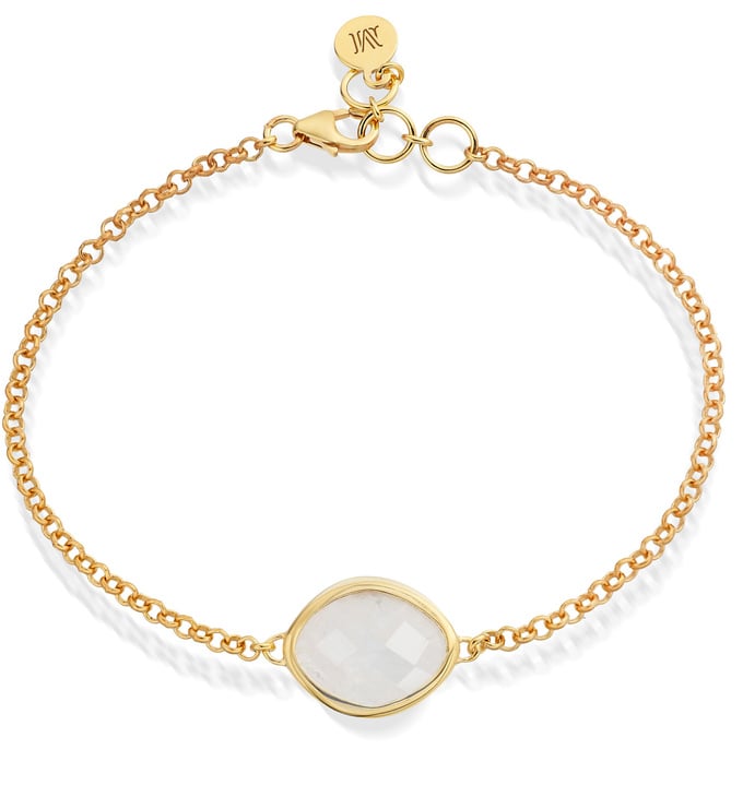 Gold Vermeil Nugget Bracelet - Monica Vinader