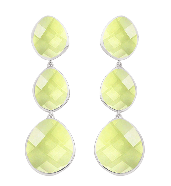 Sterling Silver Nugget Cocktail Earrings - Monica Vinader