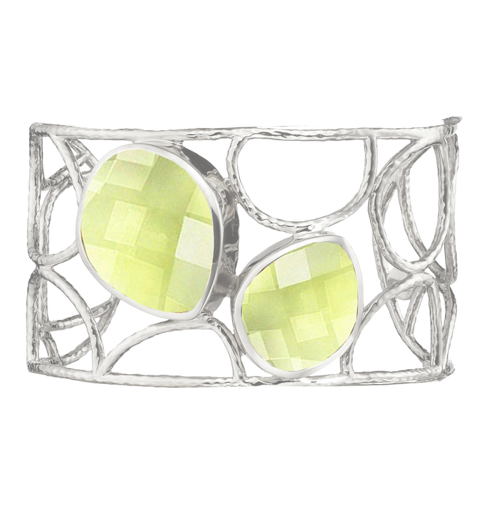 Sterling Silver Nugget Cuff - Monica Vinader