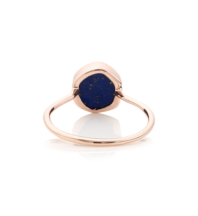Atlantis Gem Mini Stacking Ring in 18ct Rose Gold Vermeil On Sterling ...