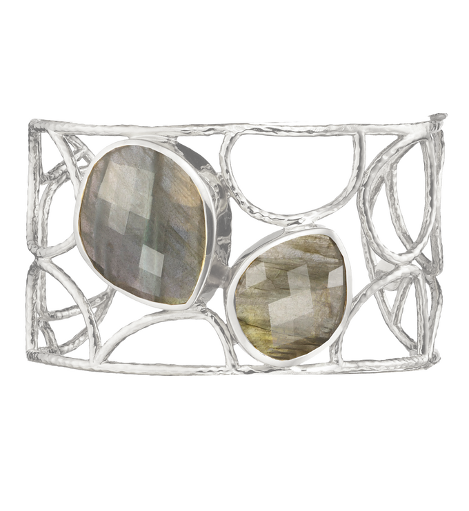 Sterling Silver Nugget Cuff - Monica Vinader