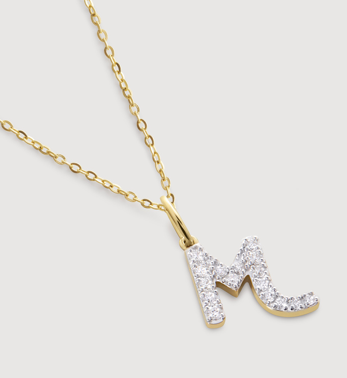 マ*ー様 LONE ONES SoulMate Pendant(M)withDI LONE ONES SoulMate Pendant(M)withDIAMOND Love M Pendant with four