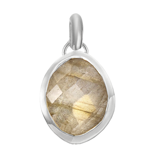 Sterling Silver Nugget Small Pendant Charm - Monica Vinader
