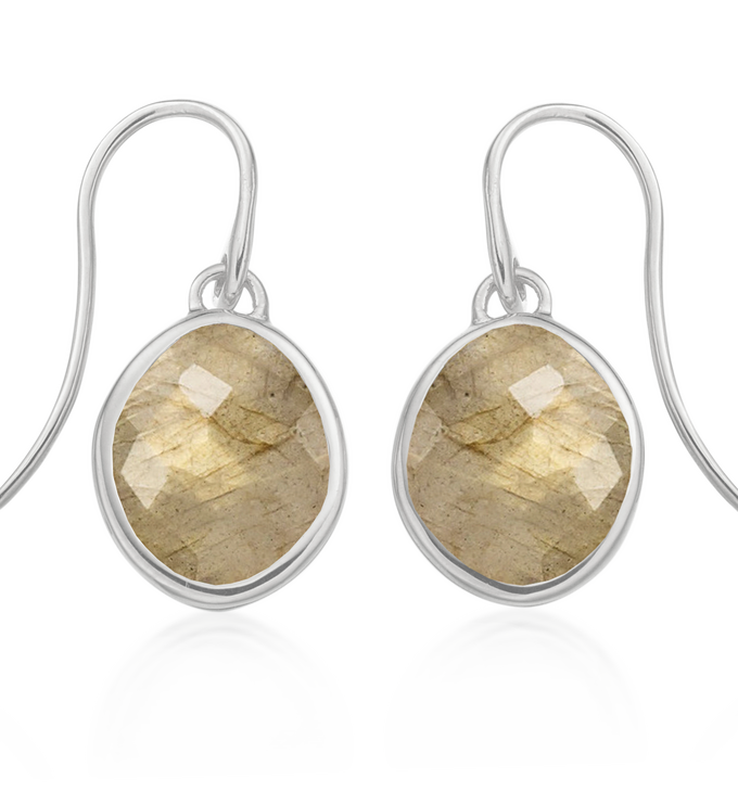Sterling Silver Small Nugget Earrings - Monica Vinader