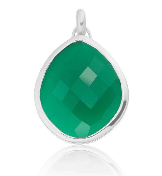 Sterling Silver Nugget Large Pendant Charm - Monica Vinader