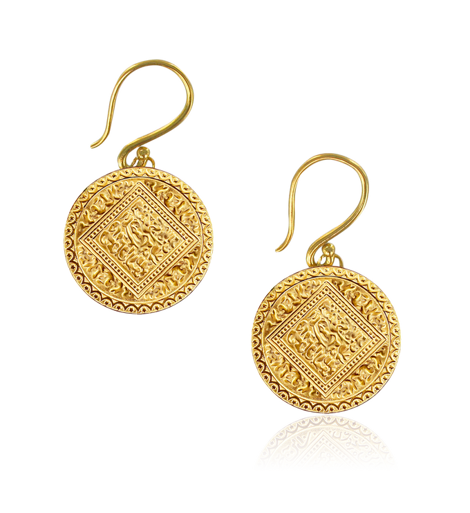 Gold Vermeil Marie Earrings - Monica Vinader