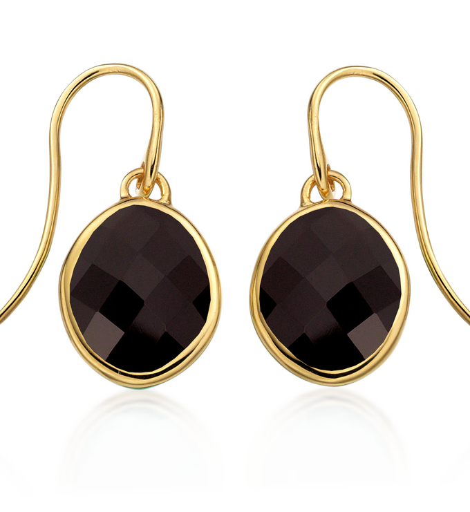 Gold Vermeil Small Nugget Earrings - Monica Vinader