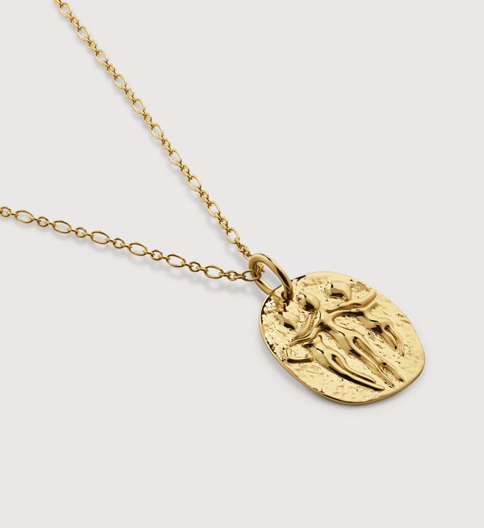 Sisterhood Pendant Woven Chain Necklace 18-20' - Monica Vinader