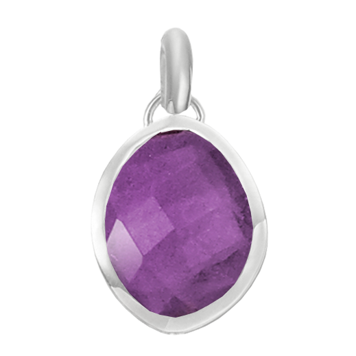 Sterling Silver Nugget Small Pendant Charm - Monica Vinader