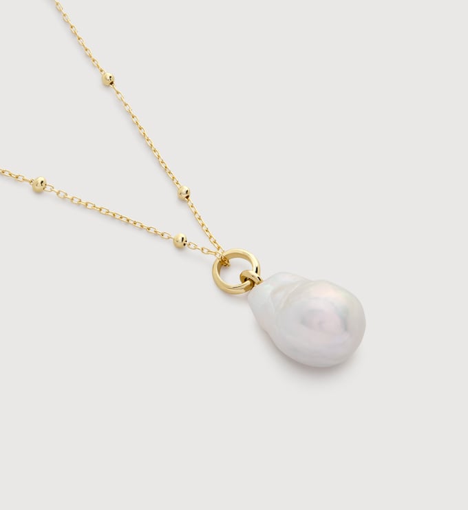Nura Barouque Pearl Necklace Set  - Monica Vinader