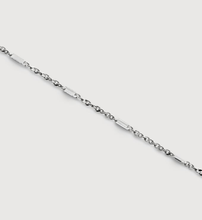 アクセサリー shermer necklace Shimmer Choker Chain Necklace 16' in 14k Solid White Gold