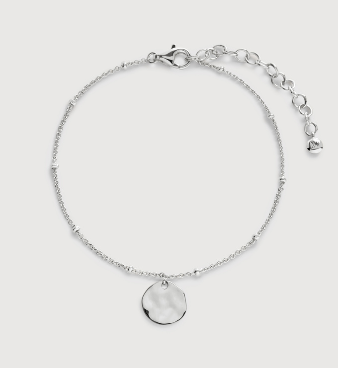 Sterling Silver Siren Muse Disc Chain Bracelet - Monica Vinader
