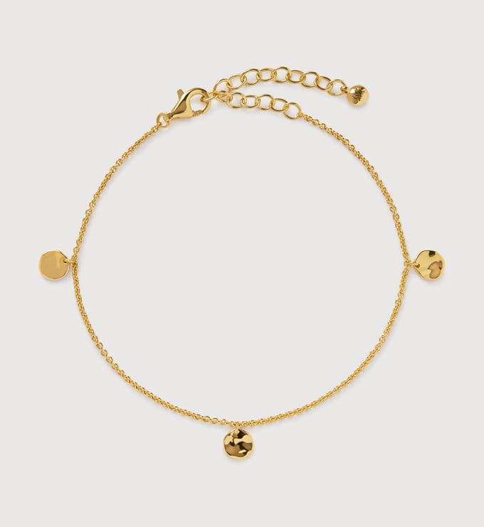 Gold Vermeil Siren Muse Station Chain Bracelet - Monica Vinader