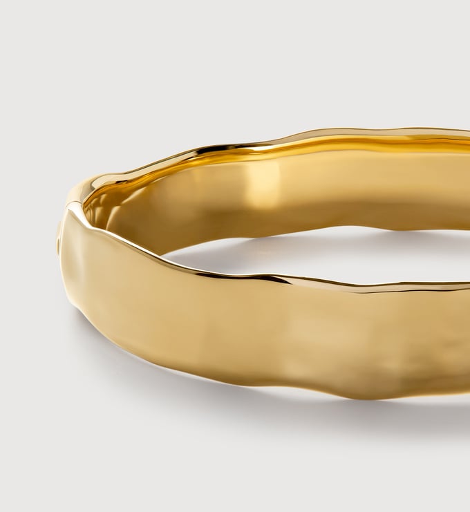 Siren Muse Bold Bangle in 18k Gold Vermeil on Sterling