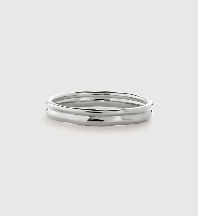 Monica Vinader ★ Siren Muse リング Siren Muse Band Ring in Sterling Silver | Jewellery by