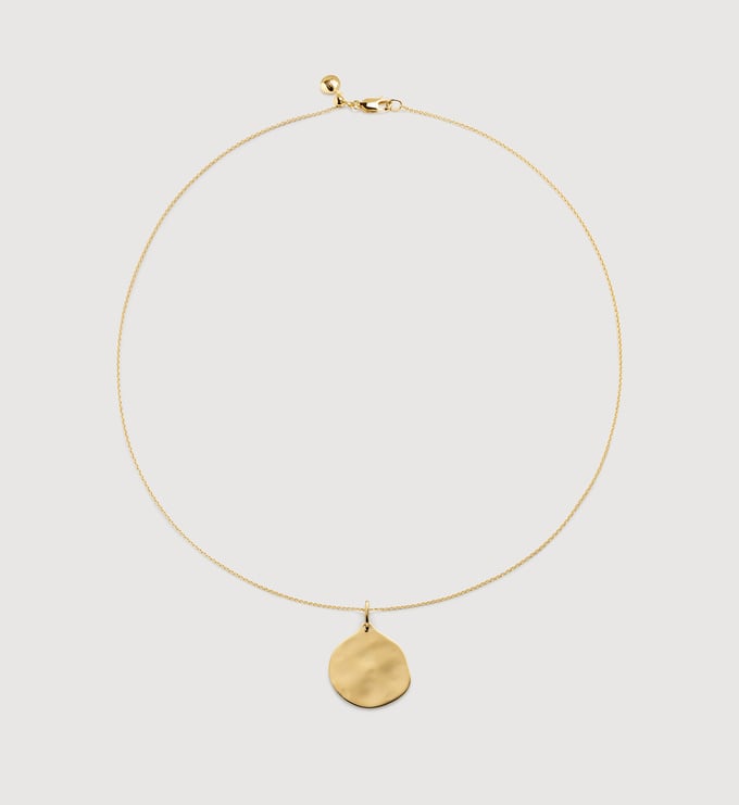 Siren Muse Round Pendant Necklace - Monica Vinader