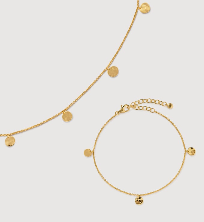 Siren Muse Station Chain Necklace and Bracelet Set - Monica Vinader