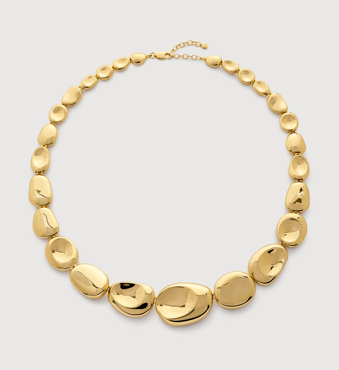 Gold Vermeil Aria Collar Necklace - Monica Vinader