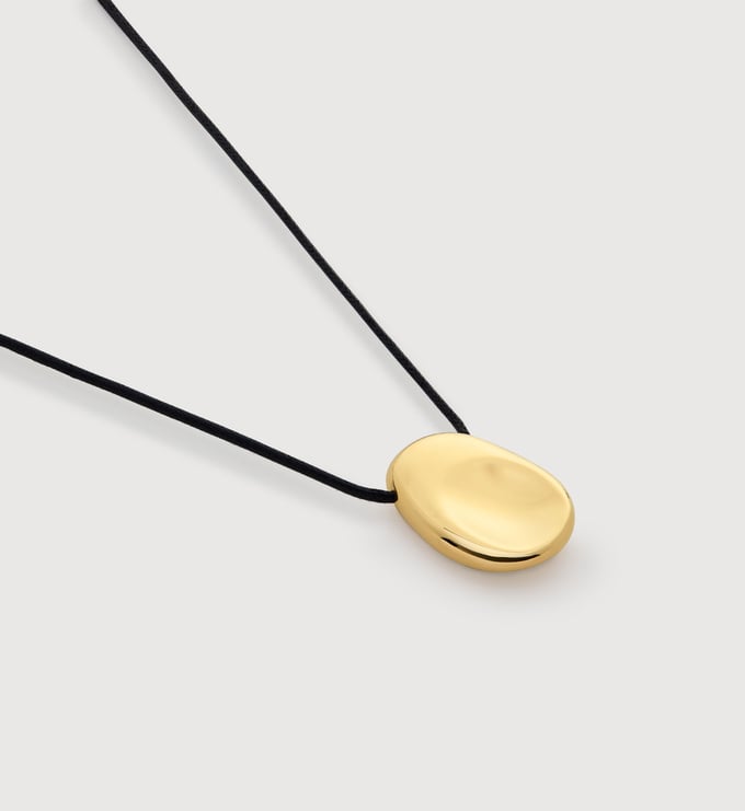 Gold Vermeil Aria Cord Necklace - Monica Vinader