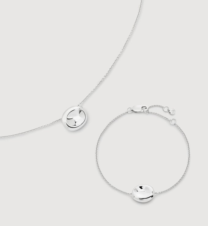 Aria Chain Necklace and Bracelet Set - Monica Vinader
