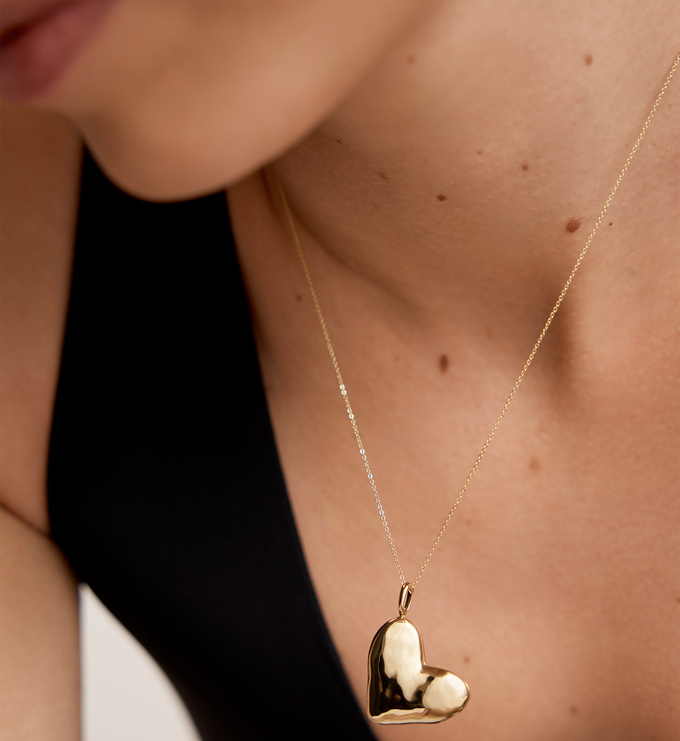 Gold Heart Locket - Monica Vinader