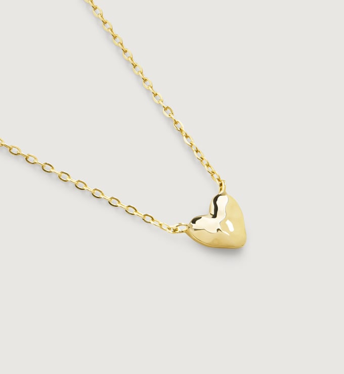 【MONICA VINADER】Heart Chain Necklace チェーンネックレス Heart Chain Necklace in Sterling Silver | Jewellery by