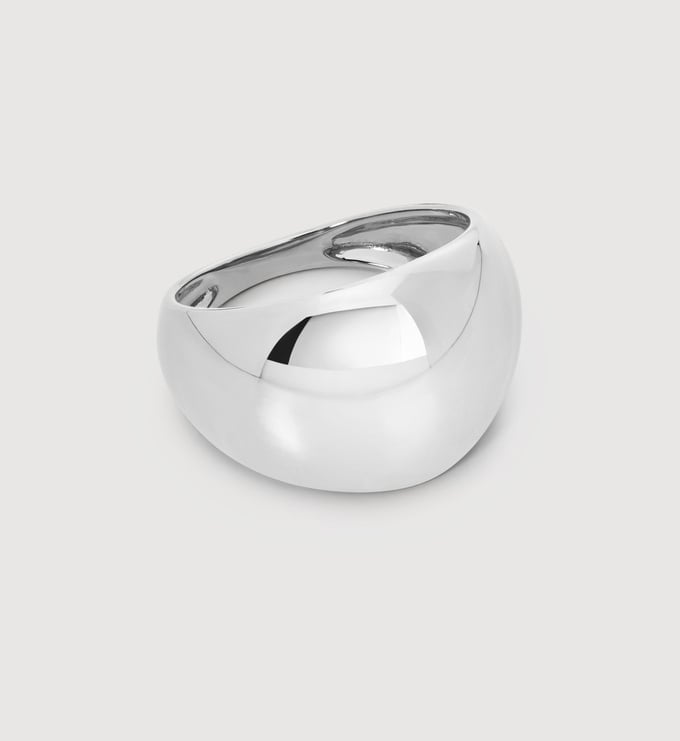 Sterling Silver Tapered Ring - Monica Vinader