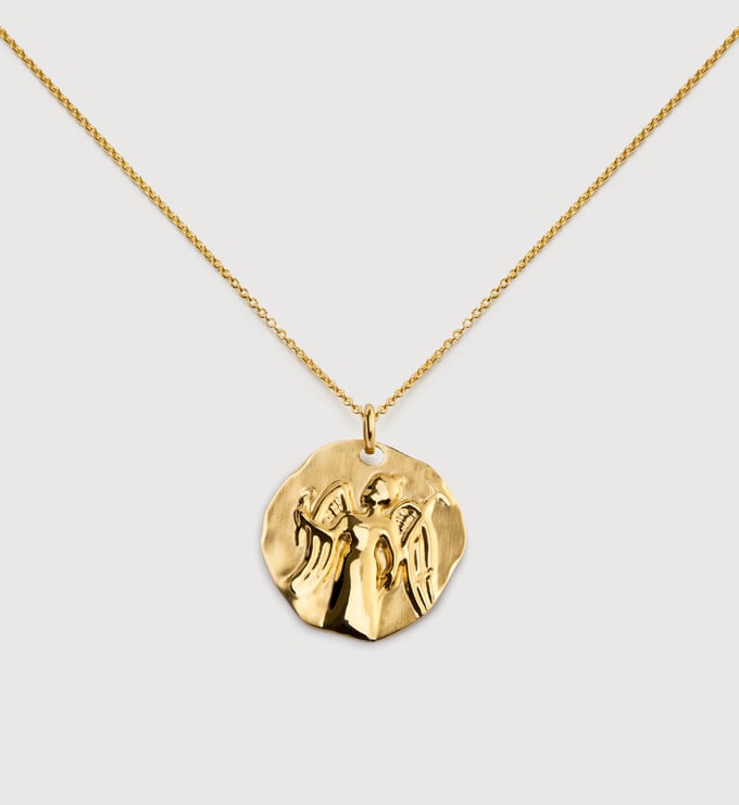Gold Vermeil Virgo Zodiac Chain Necklace - Monica Vinader