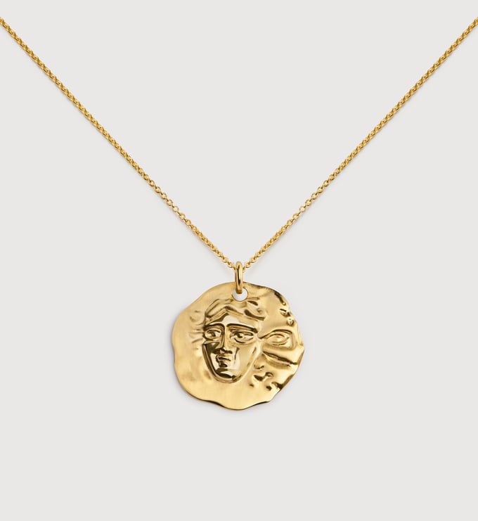 Gold Vermeil Gemini Zodiac Chain Necklace - Monica Vinader