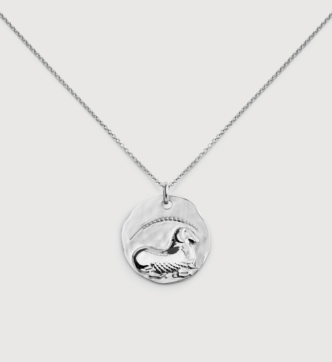 Sterling Silver Aries Zodiac Chain Necklace - Monica Vinader
