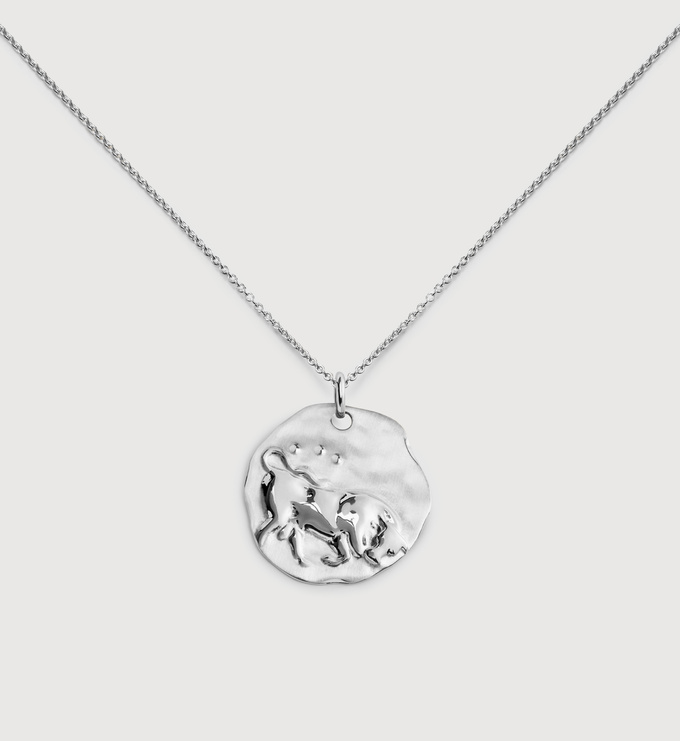 Sterling Silver Taurus Zodiac Chain Necklace - Monica Vinader