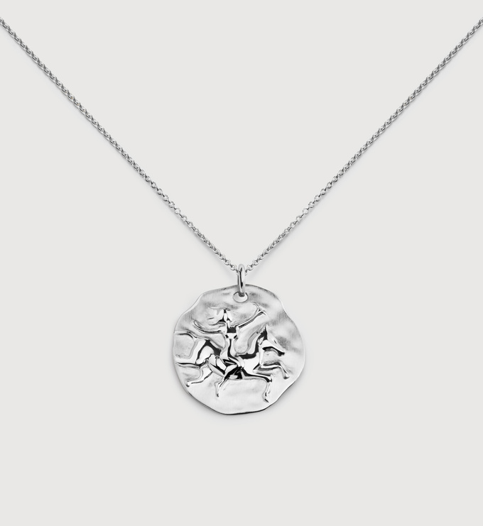 Sterling Silver Sagittarius Zodiac Chain Necklace - Monica Vinader
