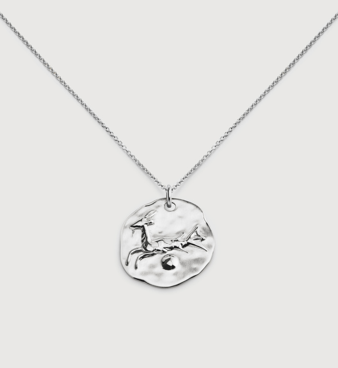 Sterling Silver Capricorn Zodiac Chain Necklace - Monica Vinader