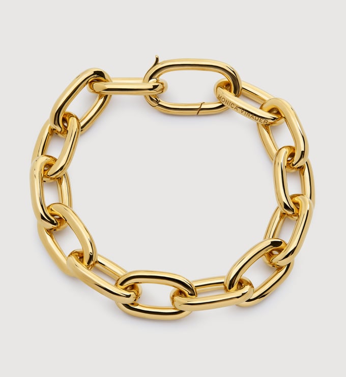 Gold Vermeil Kate Young Bold Link Bracelet - Monica Vinader