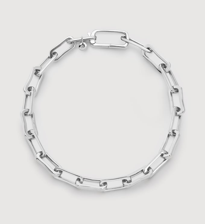 Sterling Silver Alta Mini Chain Bracelet - Monica Vinader