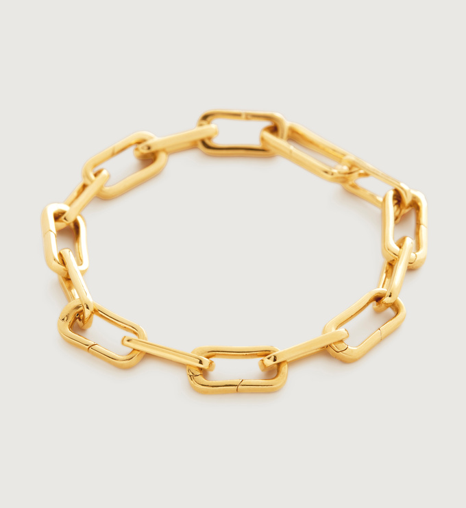 Gold Vermeil Alta Charm Bracelet - Monica Vinader