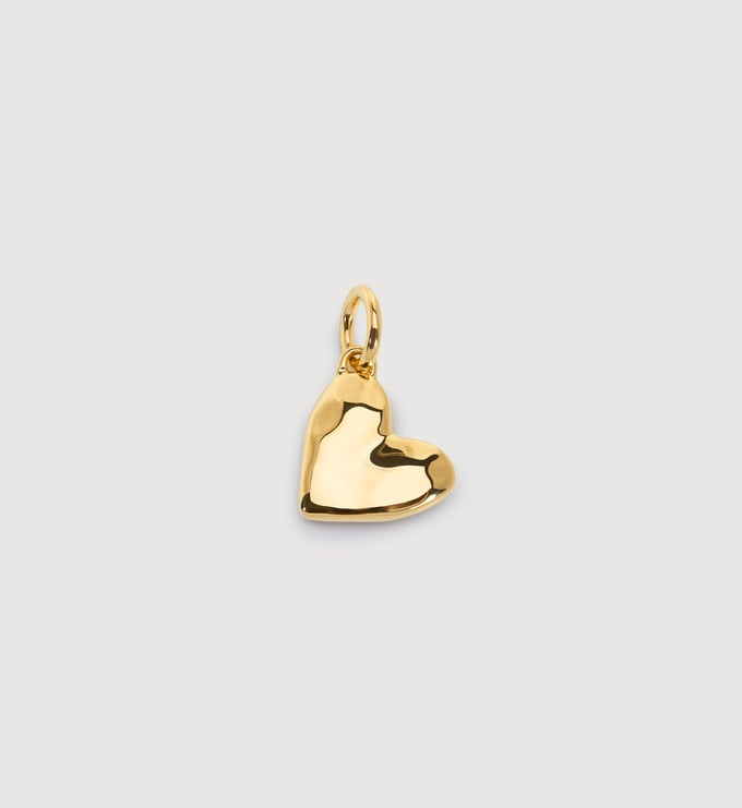 Gold Vermeil Heart Pendant - Monica Vinader