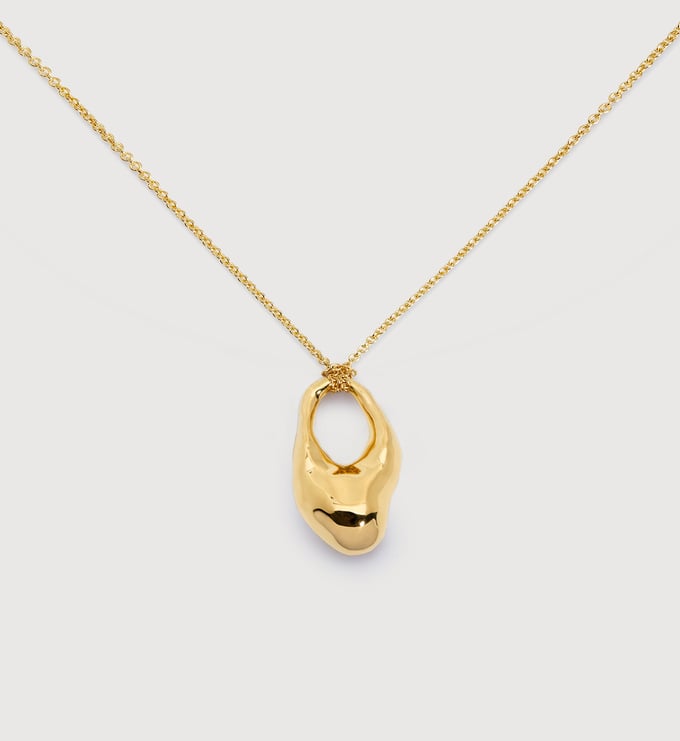 Gold Vermeil Antica Bold Chain Necklace - Monica Vinader