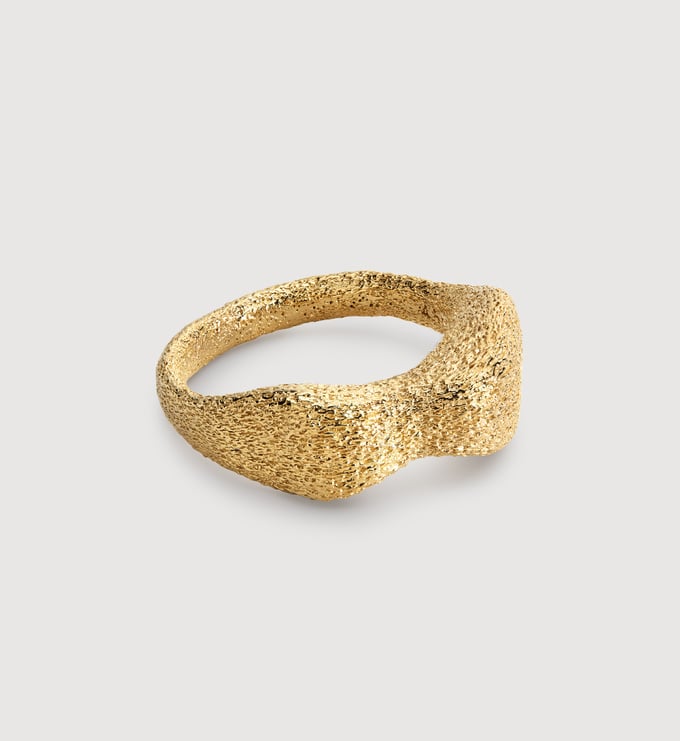 Gold Vermeil Antica Bold Ring - Monica Vinader