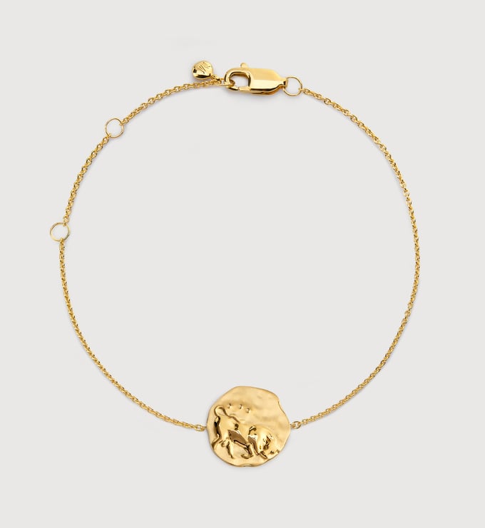 Gold Vermeil Taurus Zodiac Chain Bracelet - Monica Vinader