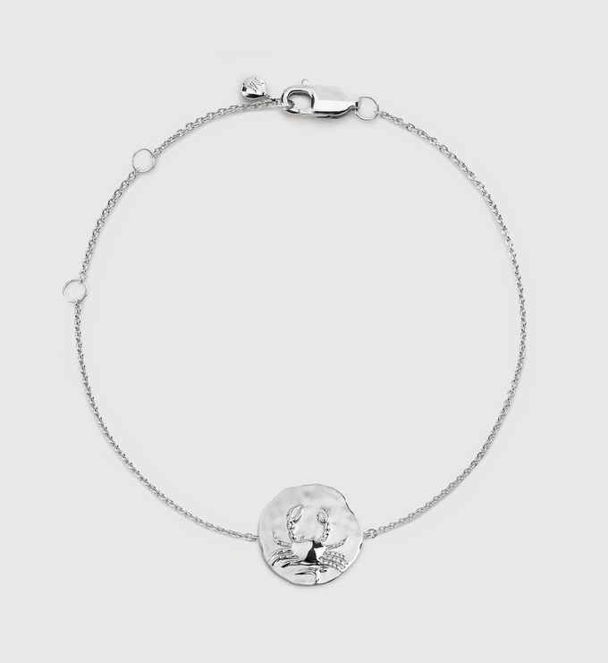 Sterling Silver Cancer Zodiac Chain Bracelet - Monica Vinader
