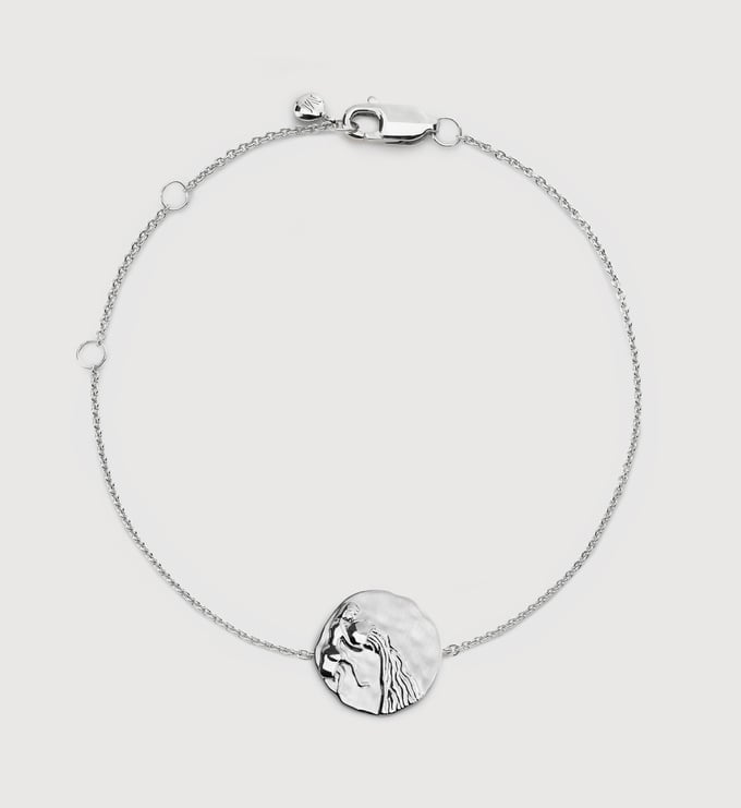 Sterling Silver Aquarius Zodiac Chain Bracelet - Monica Vinader