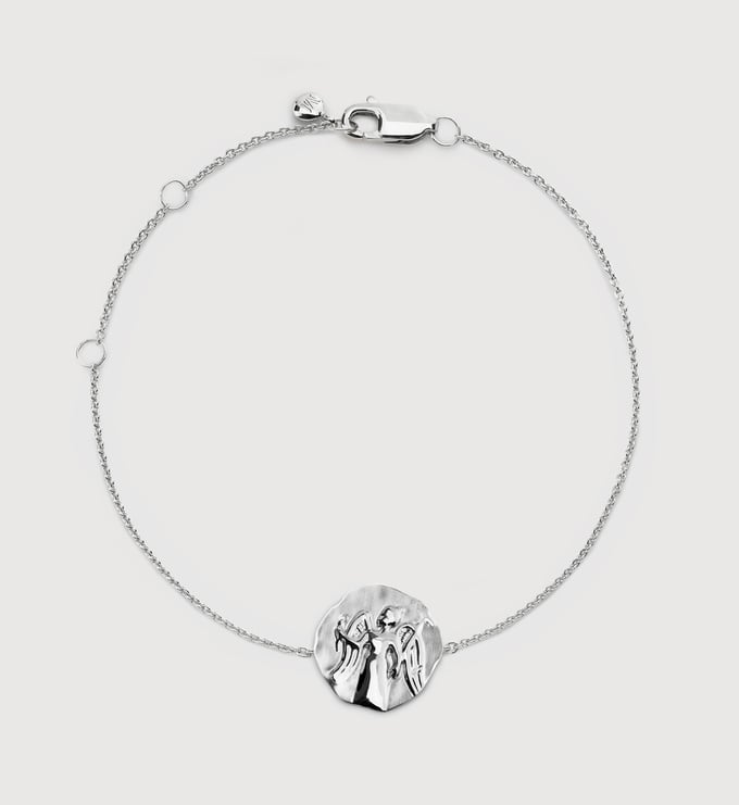 Sterling Silver Virgo Zodiac Chain Bracelet - Monica Vinader