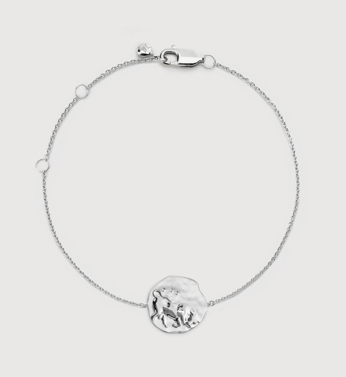 Sterling Silver Taurus Zodiac Chain Bracelet - Monica Vinader