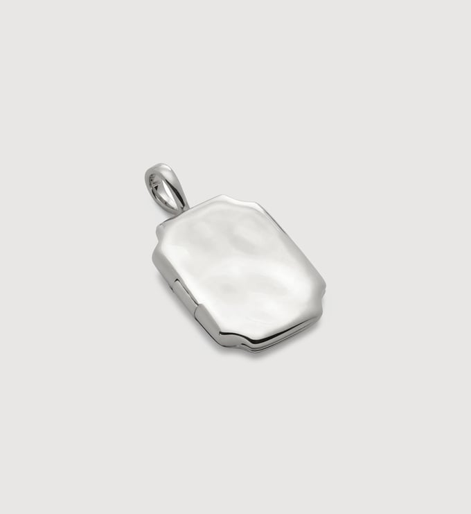 Sterling Silver Signature Locket - Monica Vinader