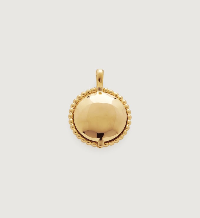 Gold Vermeil Deia Beaded Locket - Monica Vinader