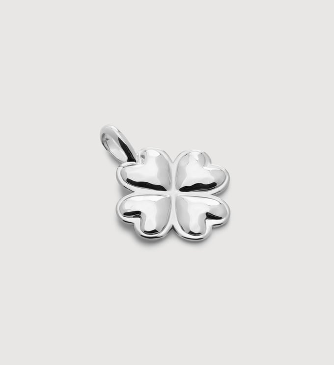 Sterling Silver Clover Pendant - Monica Vinader