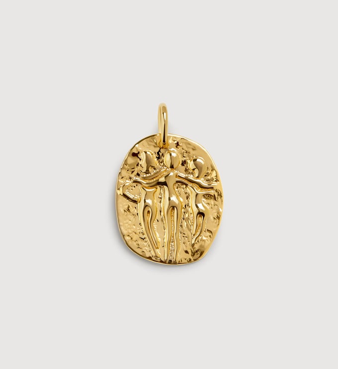 Gold Vermeil Sisterhood Pendant - Monica Vinader