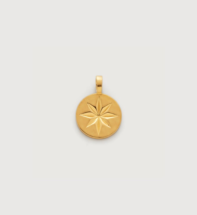 Gold Vermeil Guiding Star Pendant - Monica Vinader