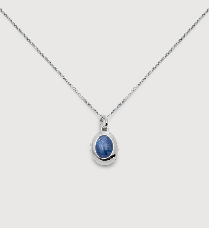 September Birthstone Locket Necklace - Monica Vinader